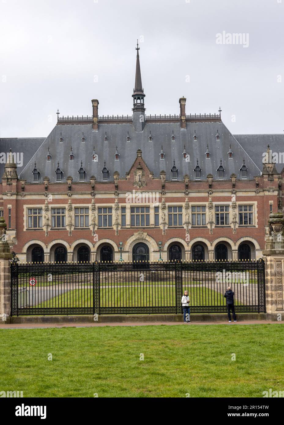 The Hague, Netherlands - April 17, 2023: Peace Palace in The Hague ...