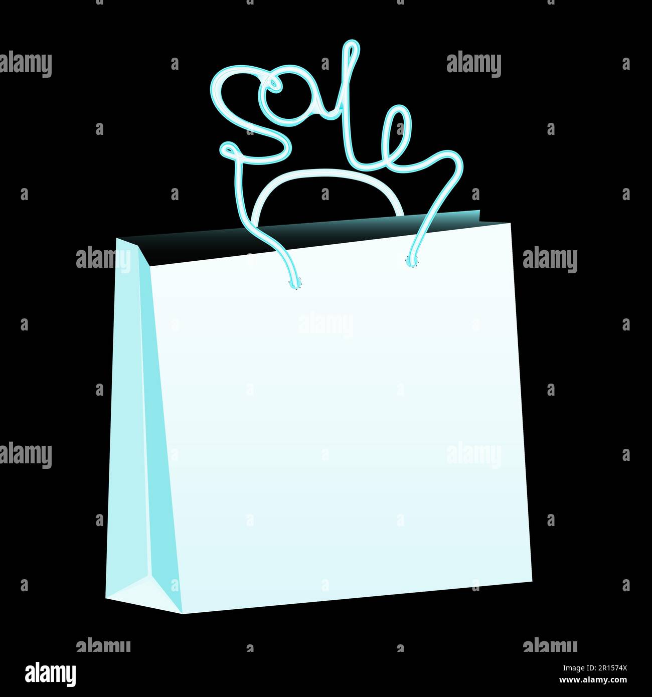Shopping bag 2025 neon