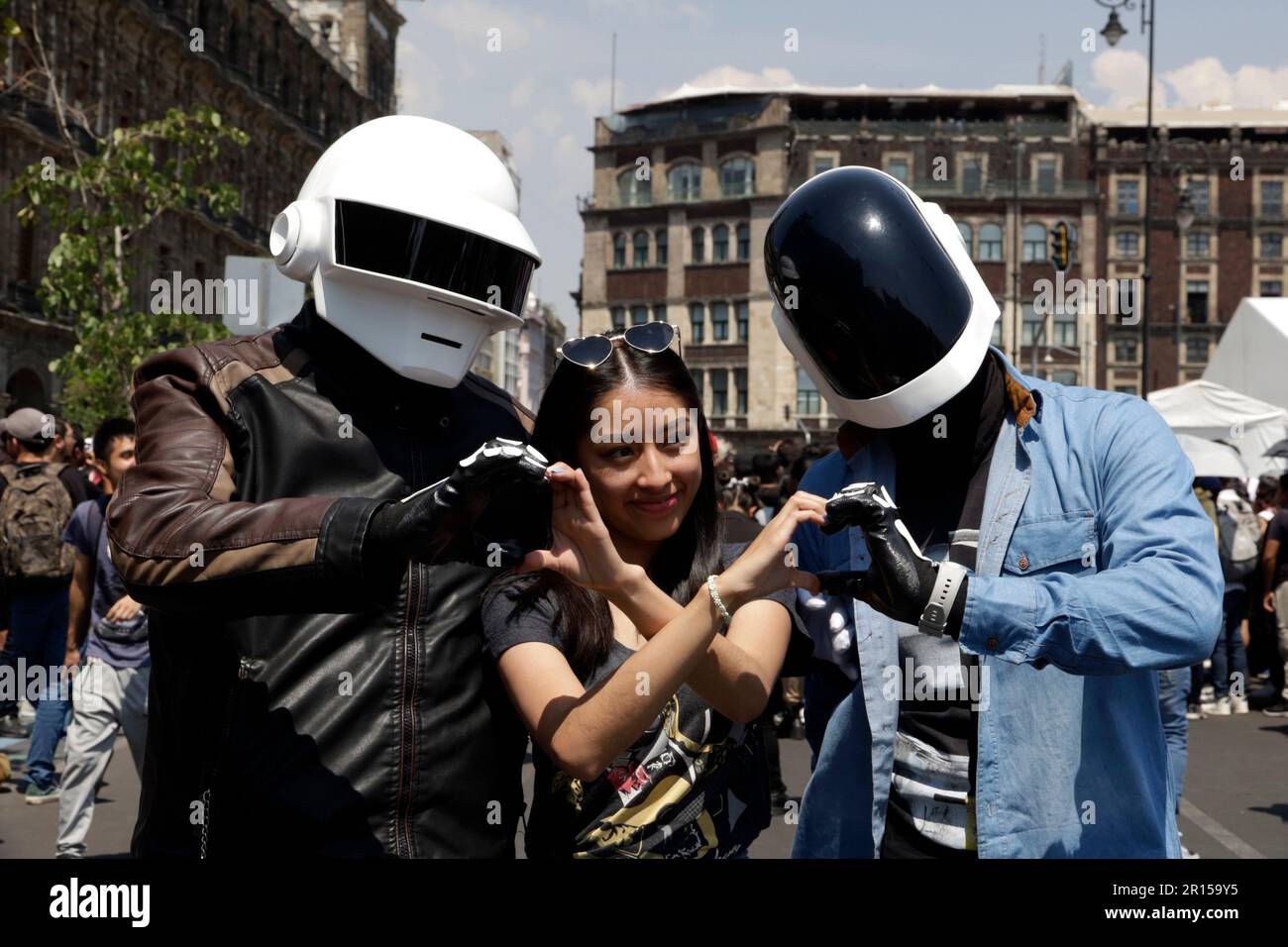 May 11, 2023, Mexico City, Mexico Fans of French electronic music duo
