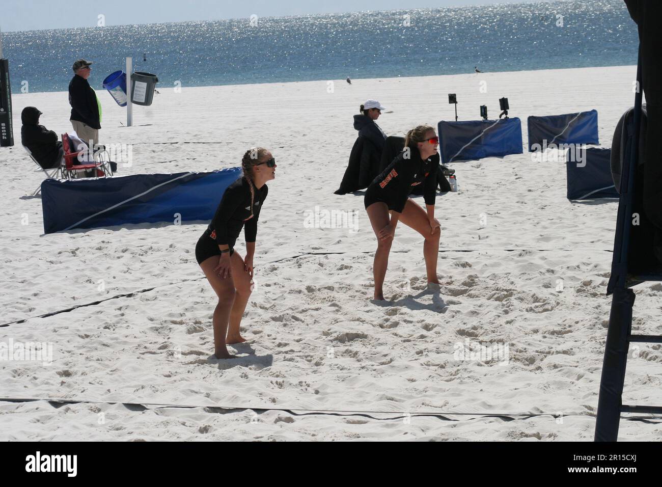 UAB March to May Beach Volleyball Tournament 2023 in Gulf Shores, Alabama, USA. Stock Photo
