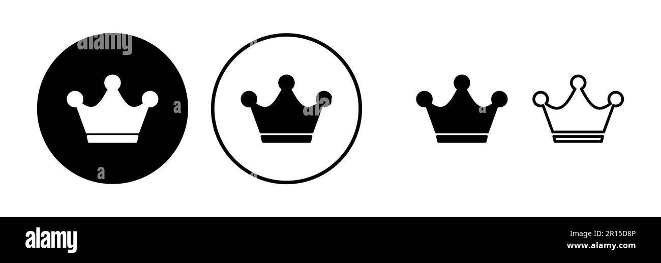 Crown Icon vector. Crown symbol for web site design Stock Vector Image ...