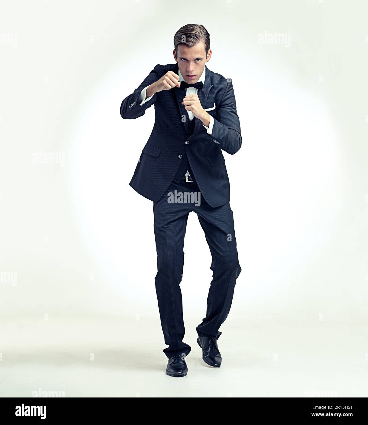 A young champion. A full length studio portrait of a young man in a