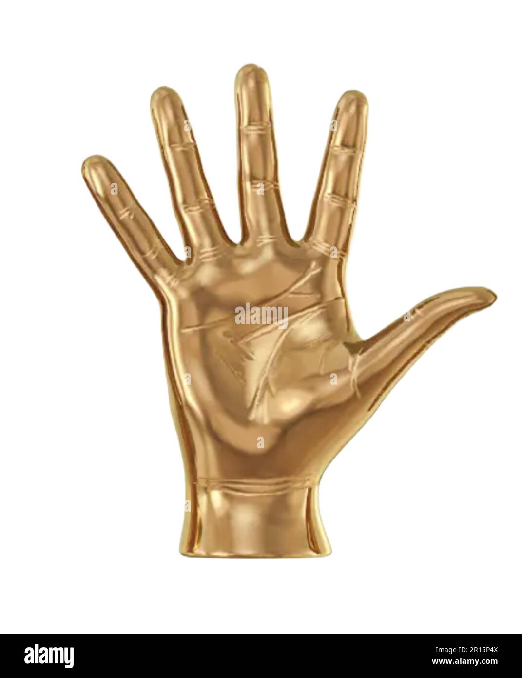 Raised Hand High Five Gesture Stock Vector