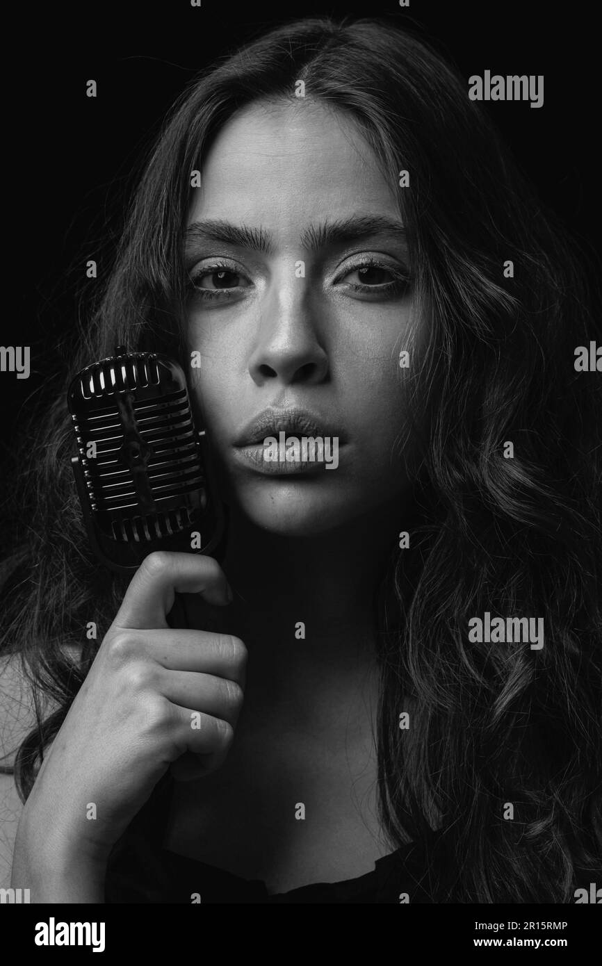 Portrait of young woman. Beauty face of beautiful female model. Girl