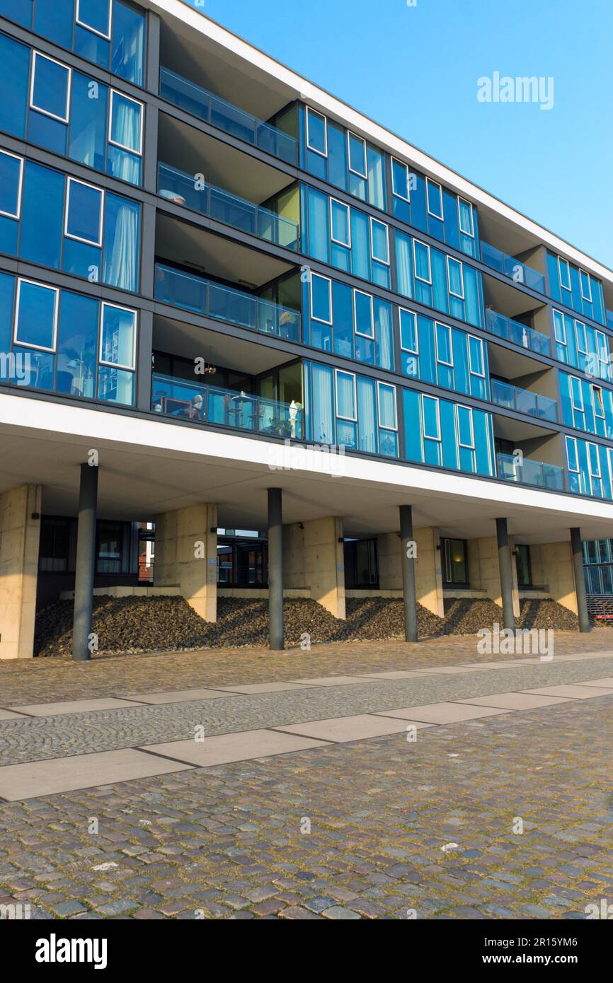 Modern apartment building in Hamburg Stock Photo Alamy