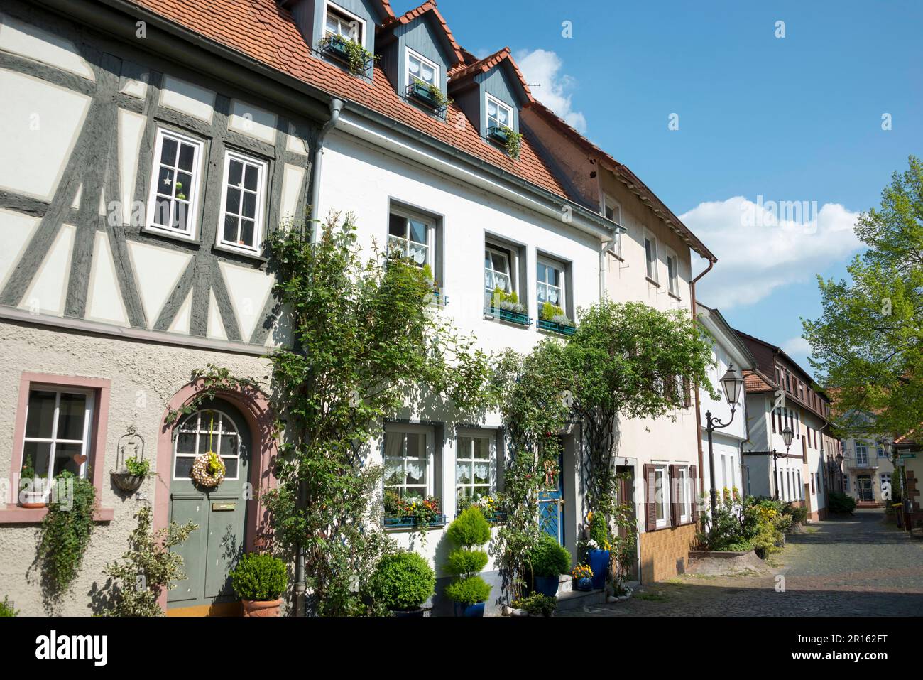 Old Town, Steinheim am Main, Hanau, Hesse, Germany Stock Photo