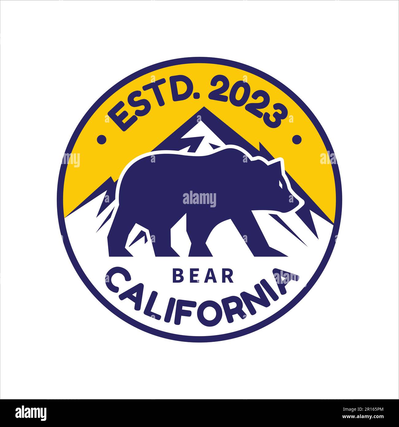 California bear forest Stock Vector Images - Alamy, image size:1300x1390