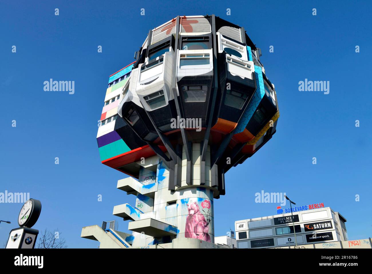 Bierpinsel, Schlossstrasse, Steglitz, Berlin, Germany Stock Photo