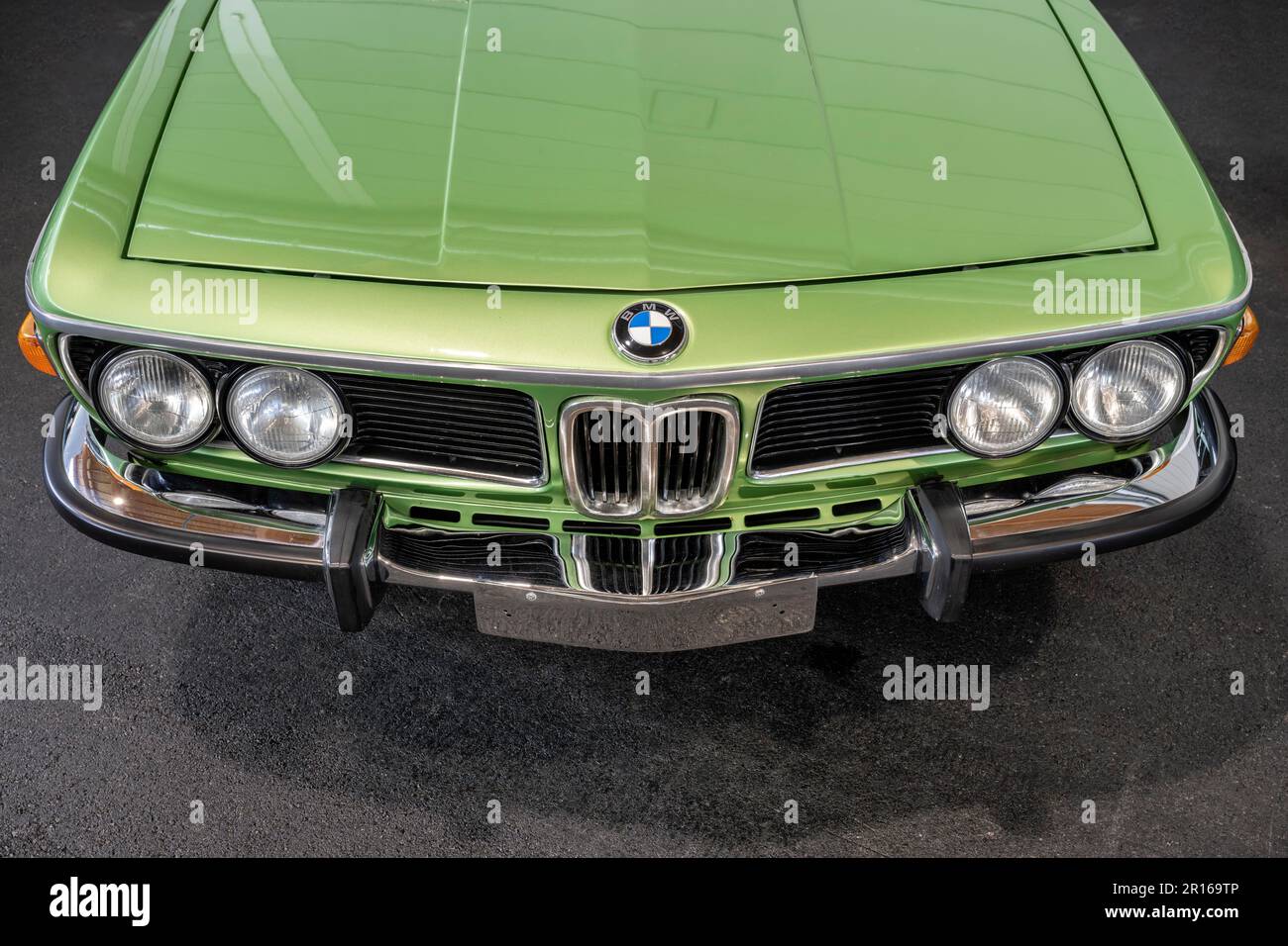 BMW Logo Brand Text and Logo Sign on Old Timer Vintage Retro Front Car Hood  Face Editorial Photography - Image of logo, detail: 241088012