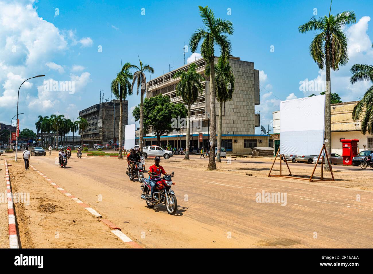 Colonial center, Kisangani, DR Congo Stock Photo