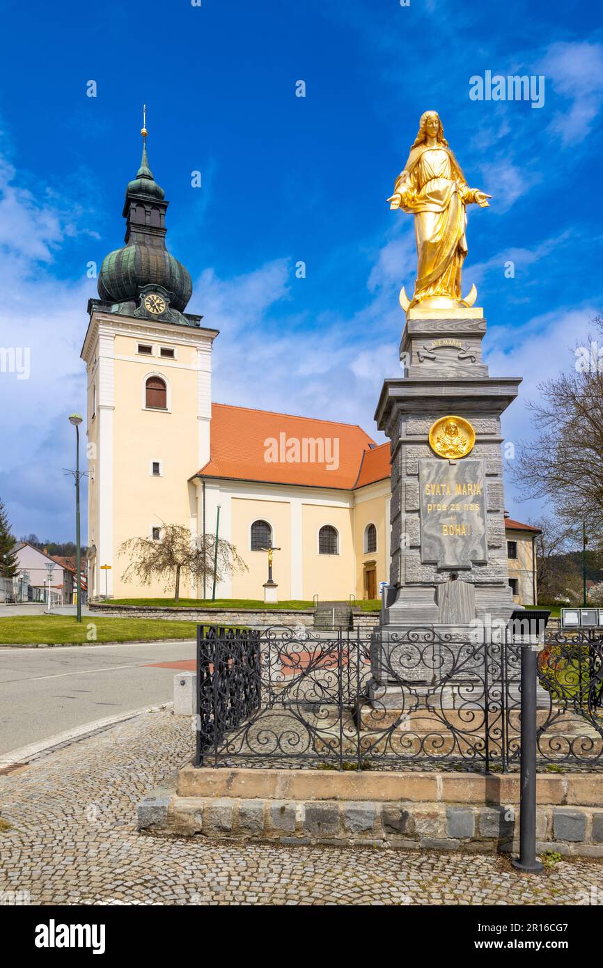 Kunštát, Jihomoravský kraj, Morava, Ceska republika / Kunstat, South Moravia, Czech republic Stock Photo