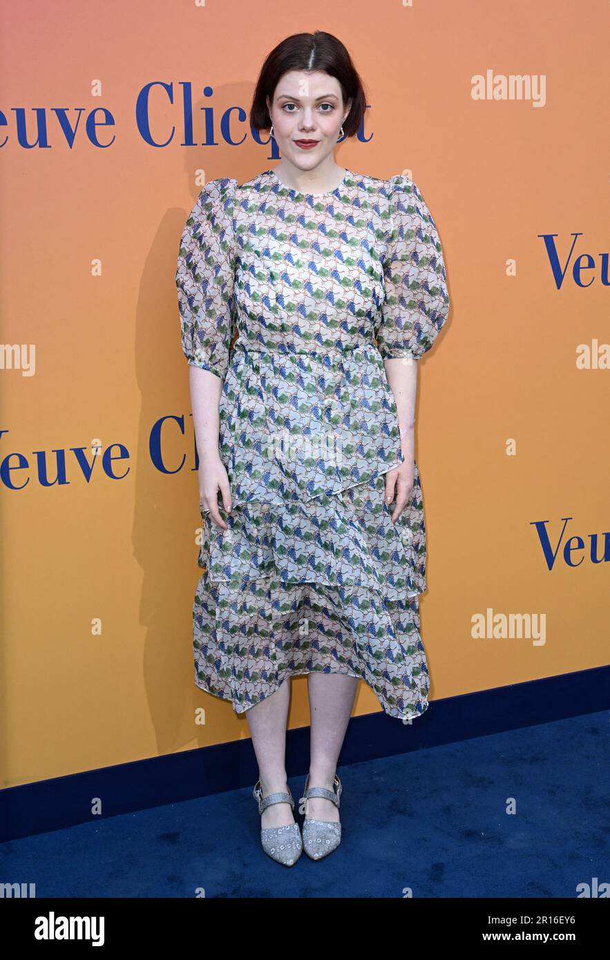 London, UK. 11th May, 2023. Georgie Henley at the Veuve Clicquot Solaire Culture Exhibition in