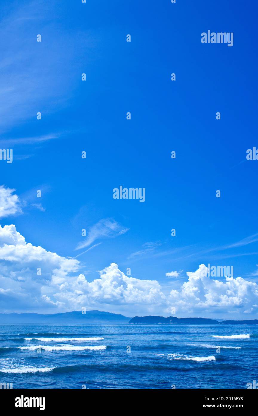Blue sky and sea Stock Photo - Alamy