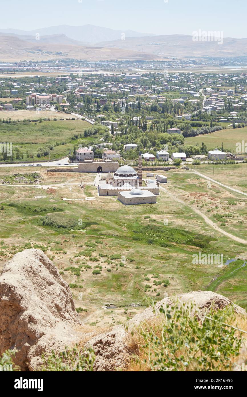 Van Castle in Van, Turkey was the headquarters of the Urartians, a