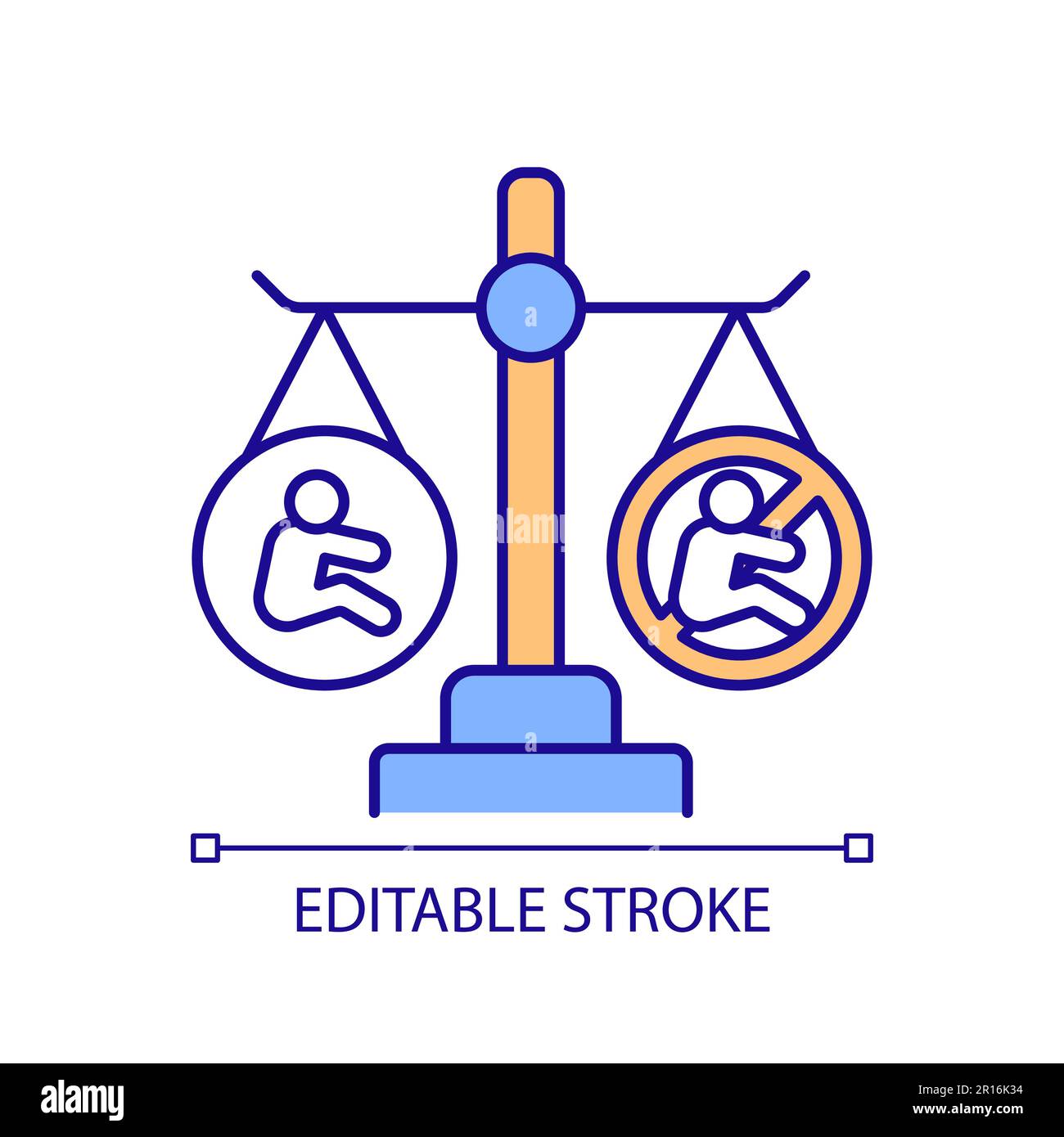 Childbirth RGB color icon Stock Vector