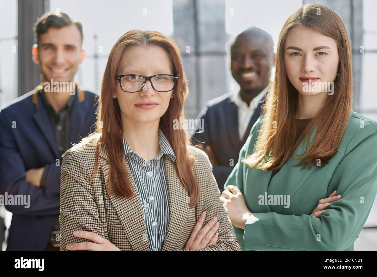 Proud african woman stand hi-res stock photography and images - Alamy