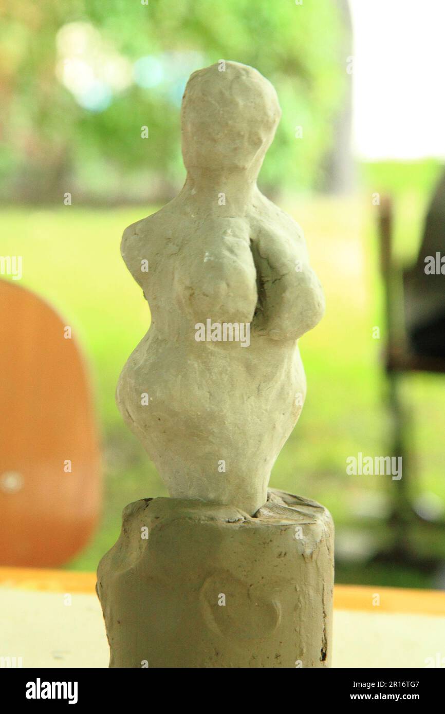 venus from argil as model of art Stock Photo