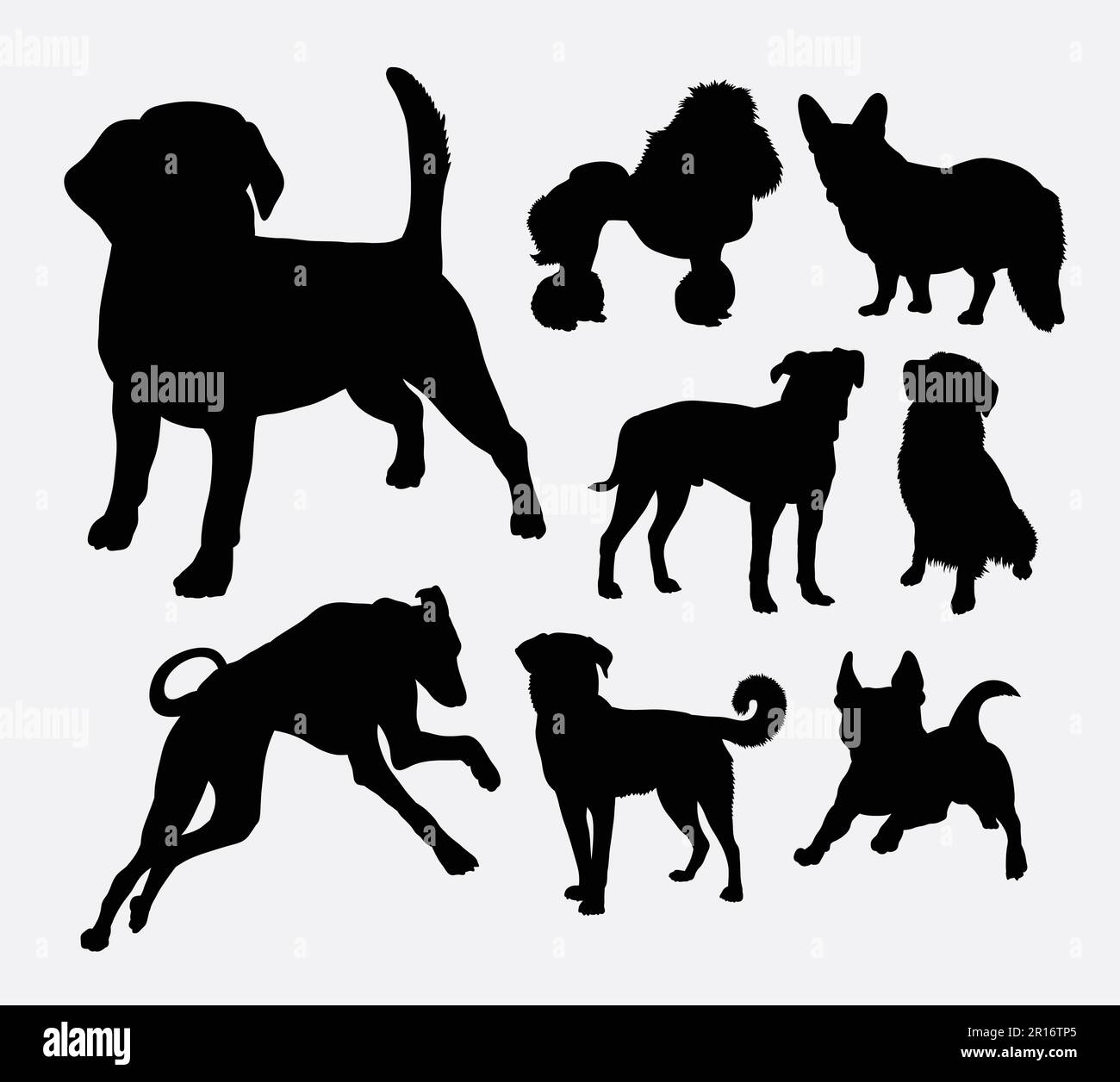 Doberman silhouette hires stock photography and images Alamy