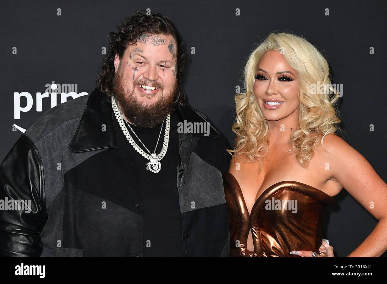 Frisco, USA. 11th May, 2023. Jelly Roll, Bunnie Xo attend the 58th