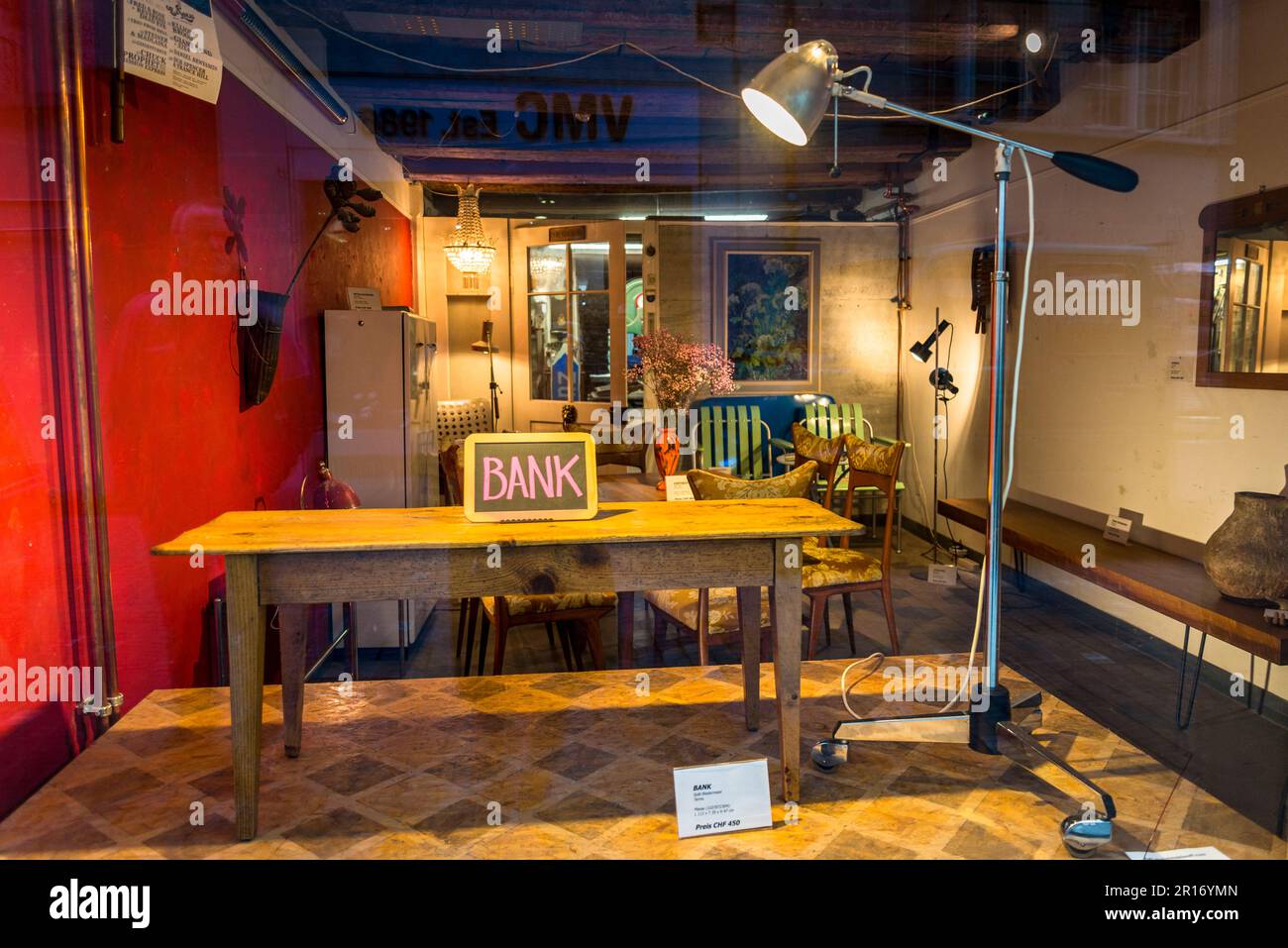 Designer furniture store, Old Town, Zurich, Switzerland Stock Photo Alamy
