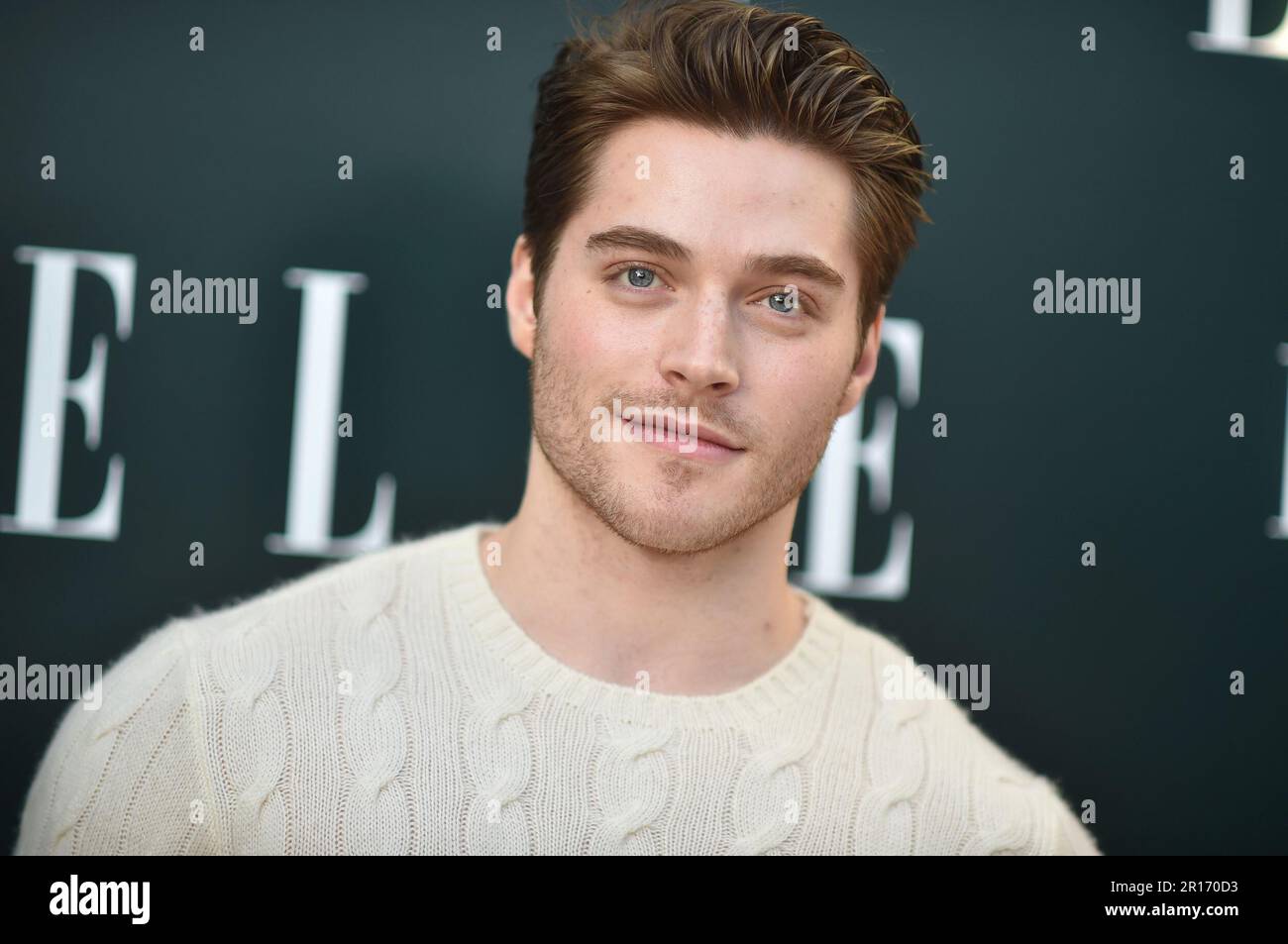 Froy Gutierrez arrives at Elle Magazine's Hollywood Rising Event on