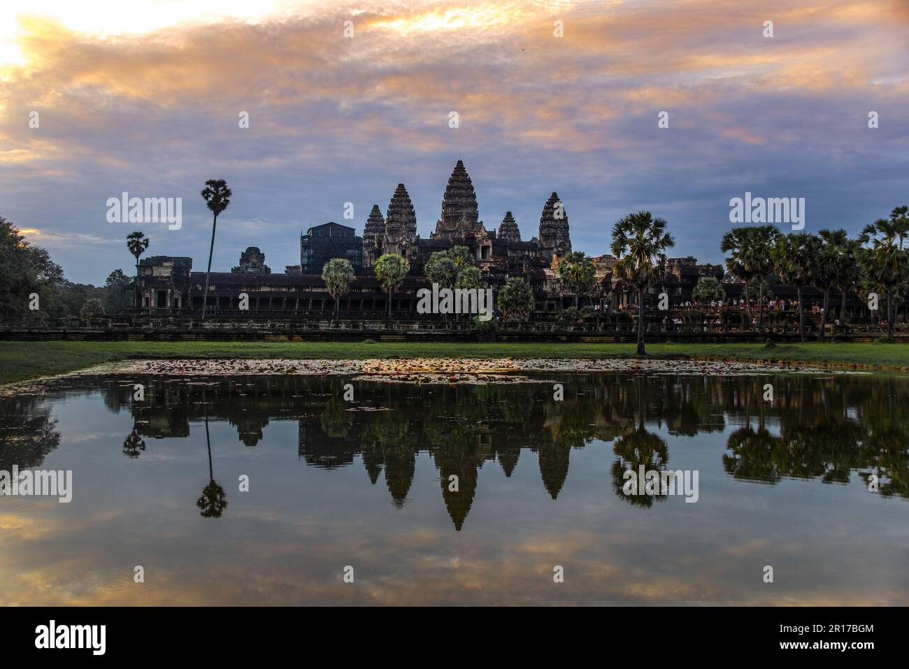 Angkor Wat is a temple complex in Cambodia and the largest religious