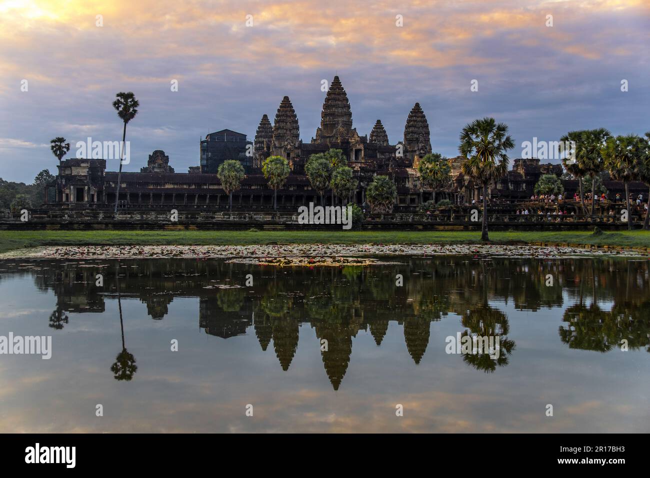 Angkor Wat is a temple complex in Cambodia and the largest religious