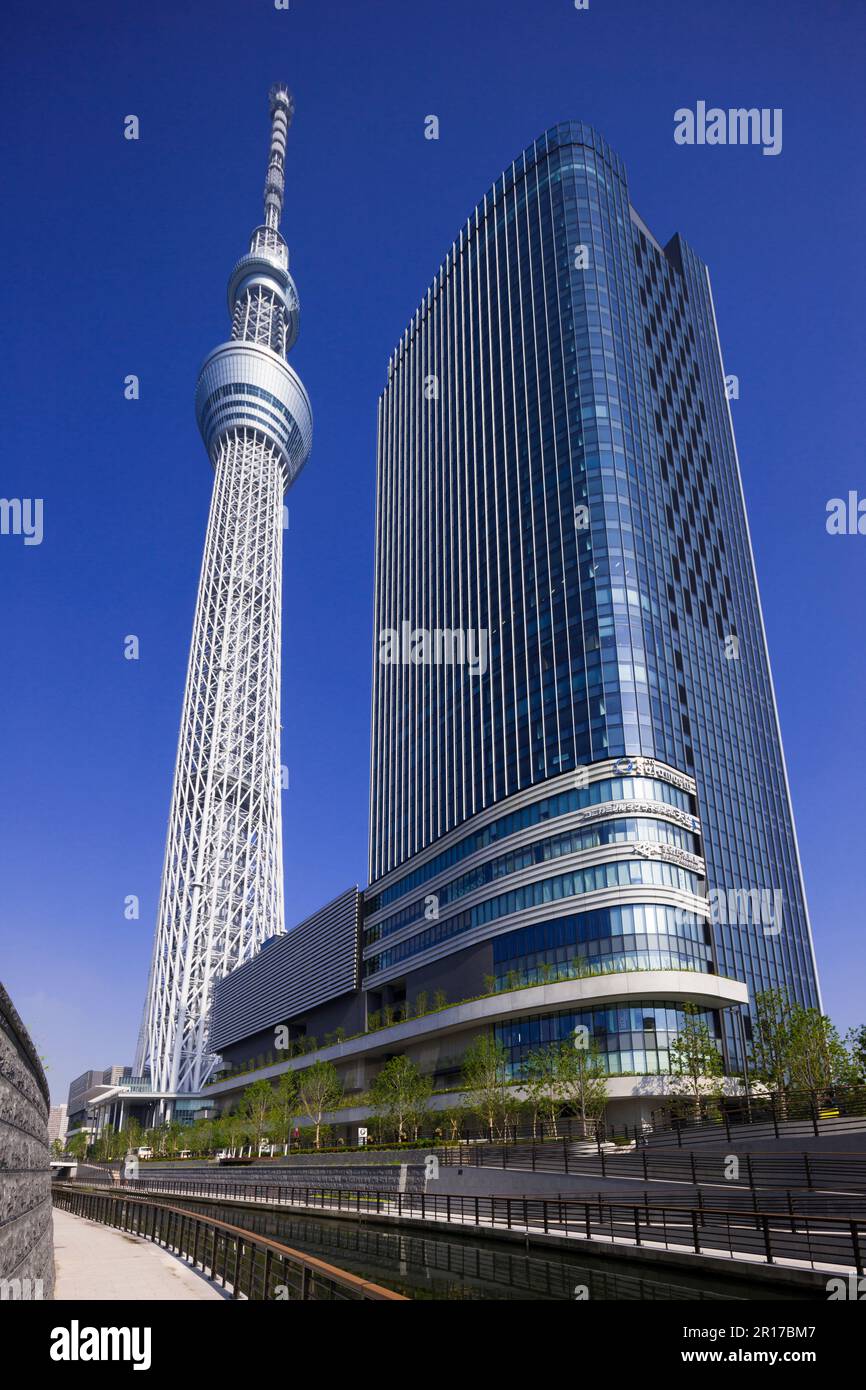 Tokyo SkyTree and Tokyo SkyTree Tower East Stock Photo - Alamy