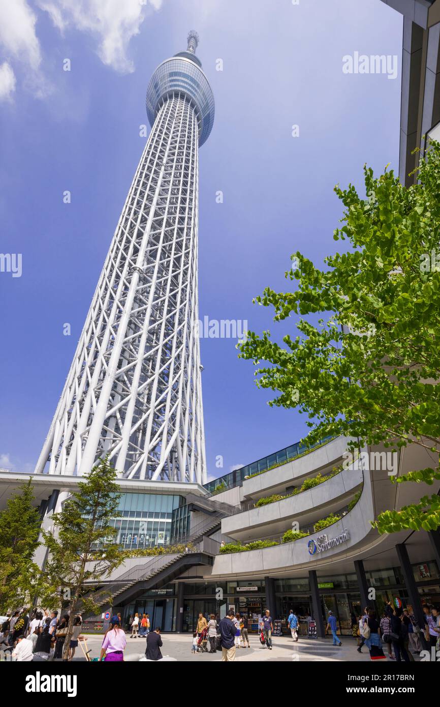 Tokyo Sky Tree, Tokyo Sky Tree Town, and Tokyo Solamachi Stock Photo ...