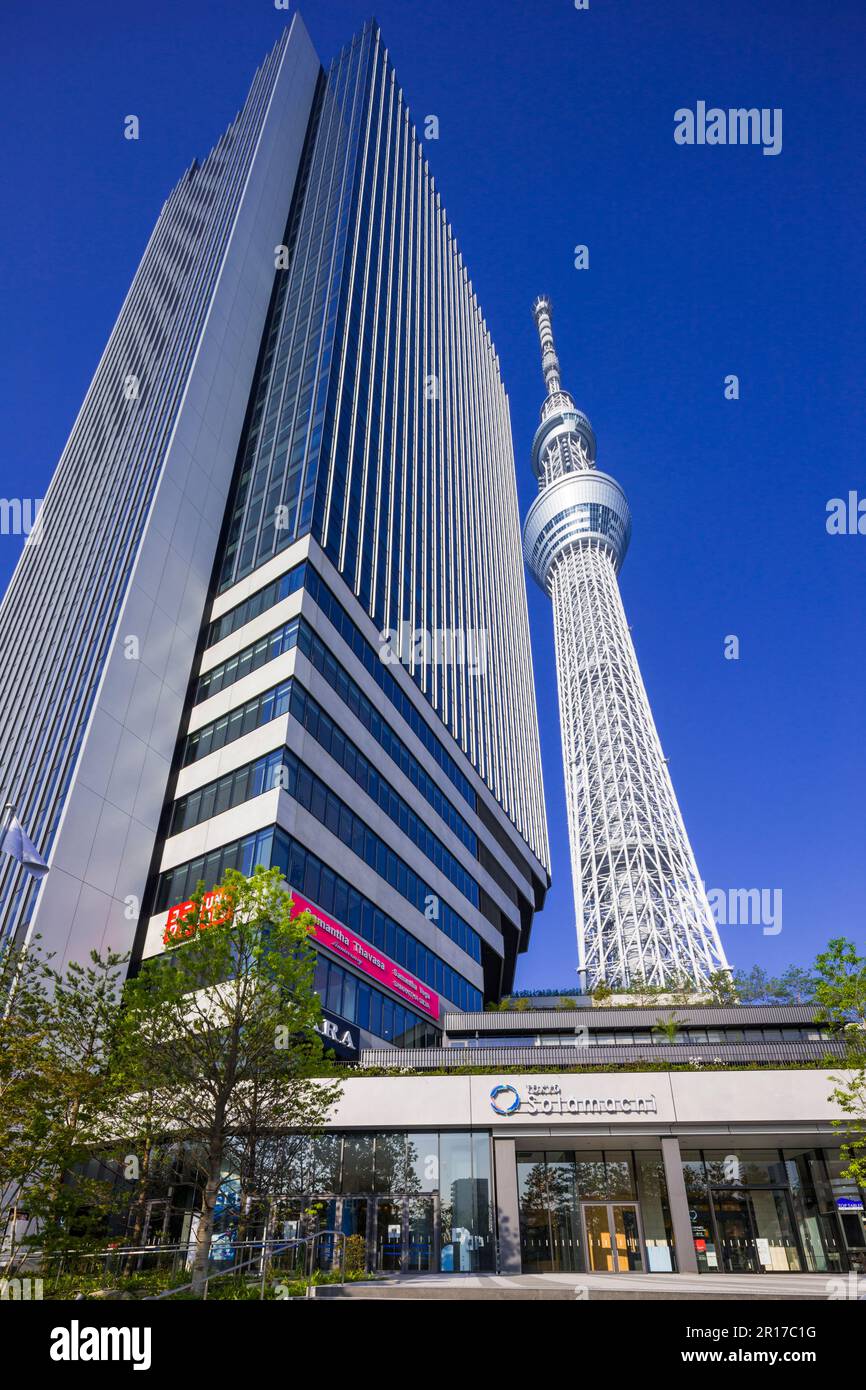 Tokyo SkyTree and Tokyo SkyTree Tower East Stock Photo - Alamy