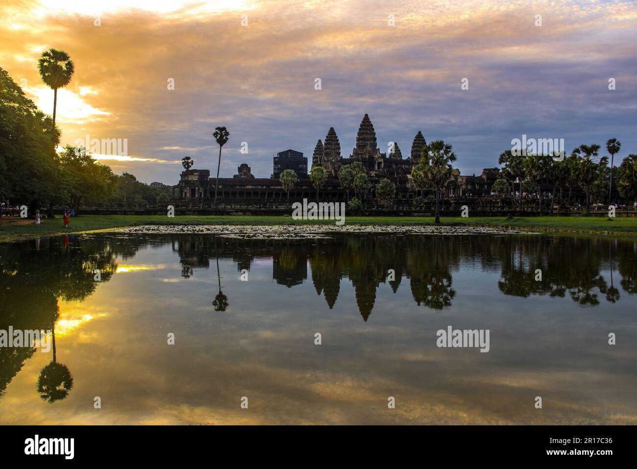 Angkor Wat is a temple complex in Cambodia and the largest religious