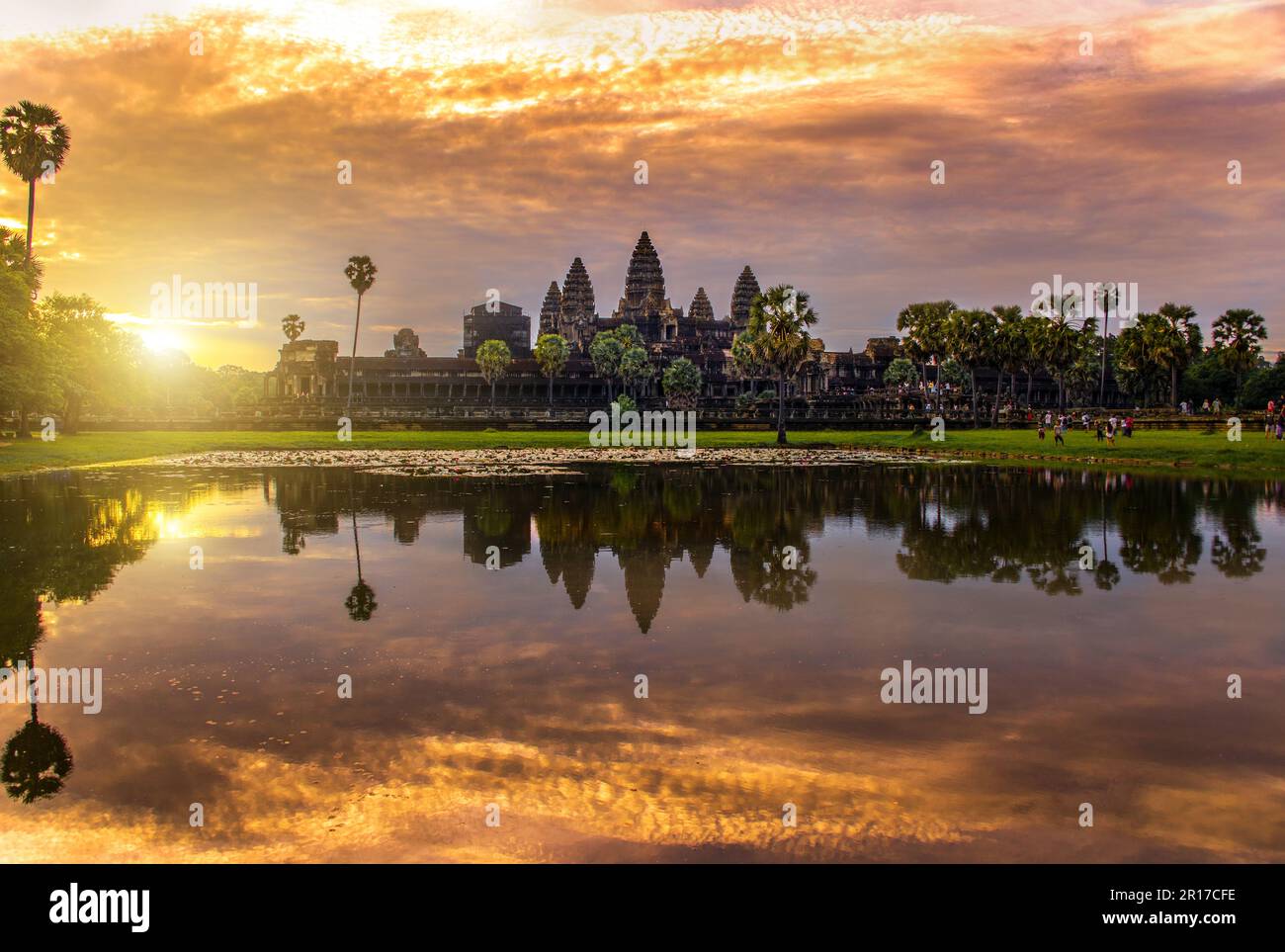 Angkor Wat is a temple complex in Cambodia and the largest religious
