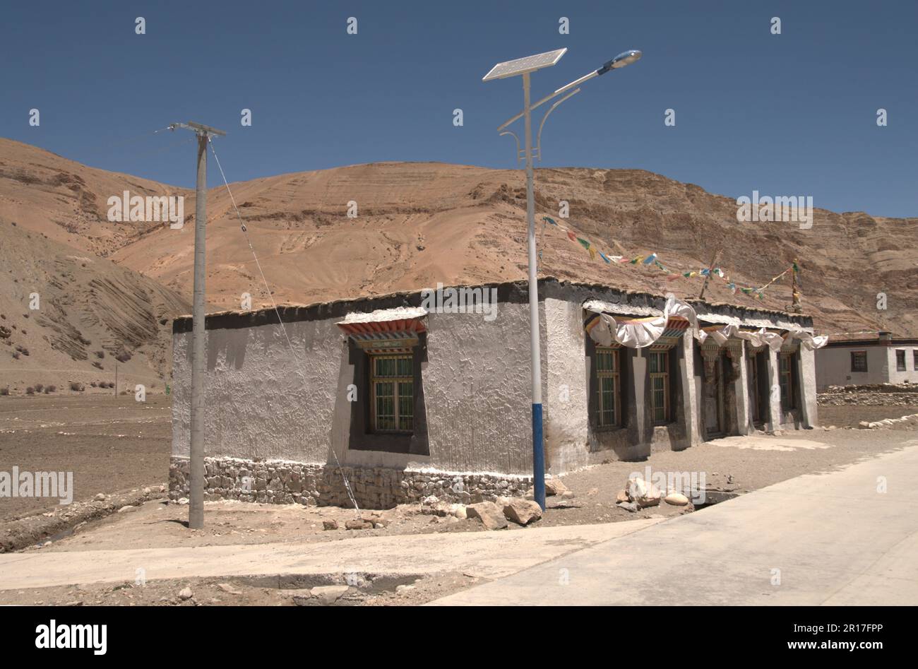 Passum People's Republic of China, Tibet: typical Tibetan house in Passum ...