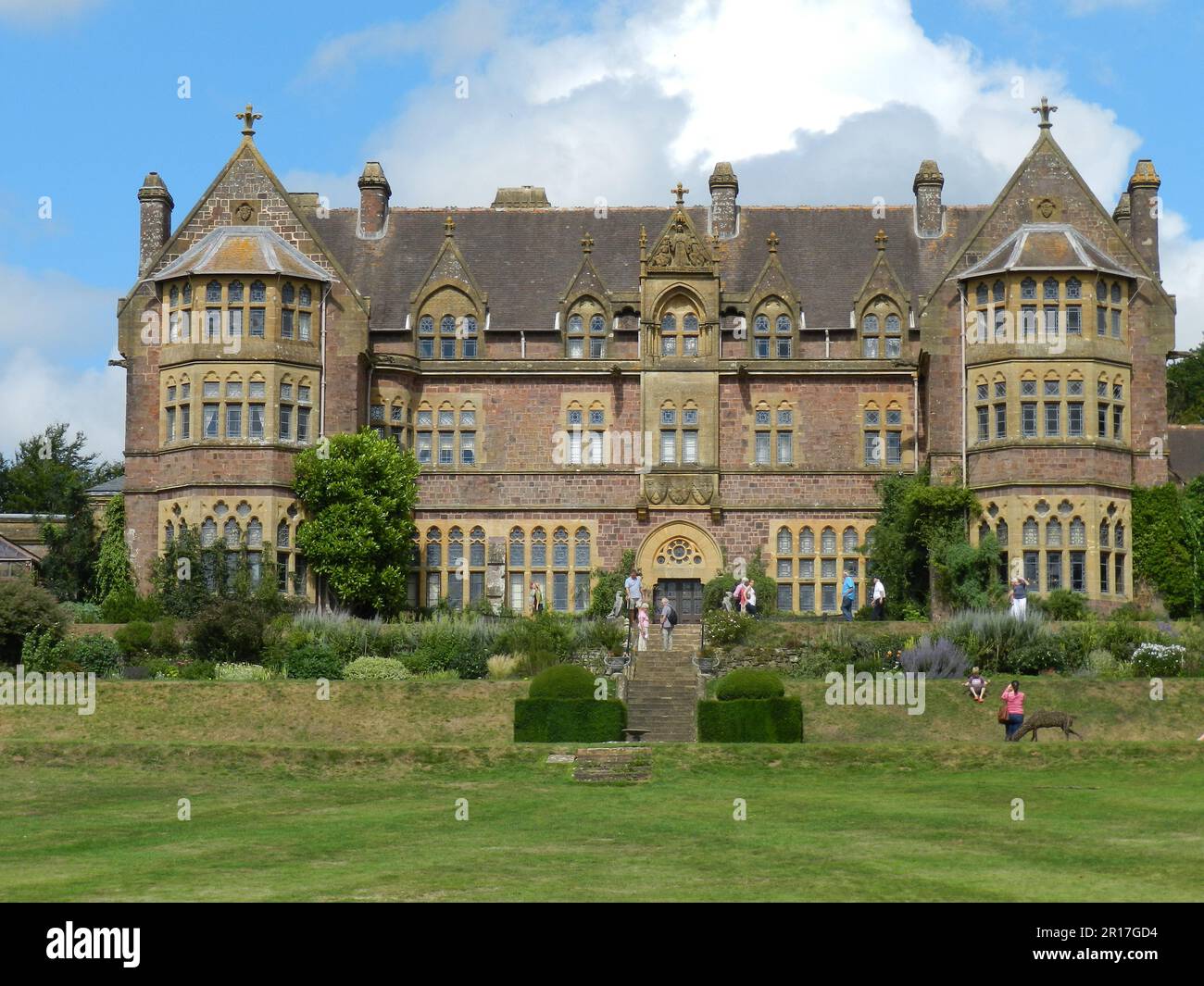 England, Devon:  Knightshayes Court and Gardens, traditional home of the Heathcoat-Amory family (National Trust). Stock Photo