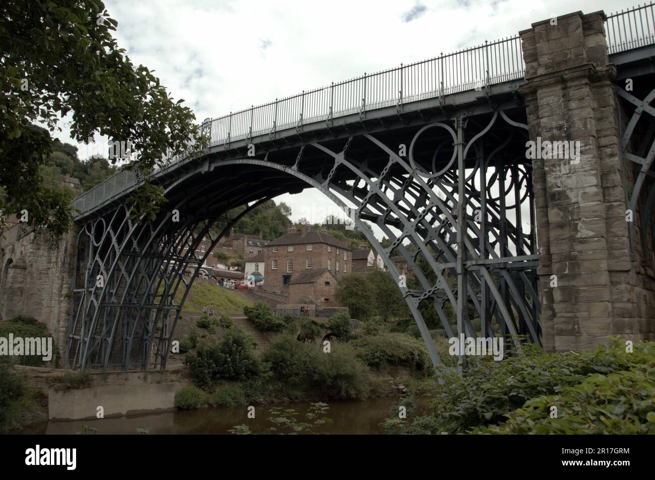 England, Shropshire, Ironbridge the first iron bridge, built in 1779