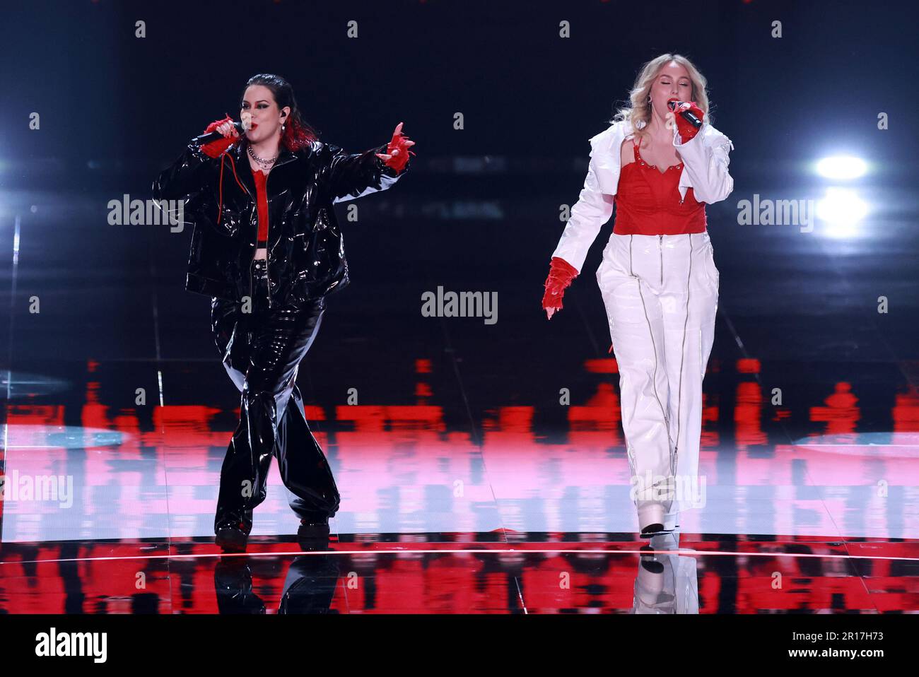 Liverpool, UK. 11th May, 2023. Teya & Salena, representing Austria ...