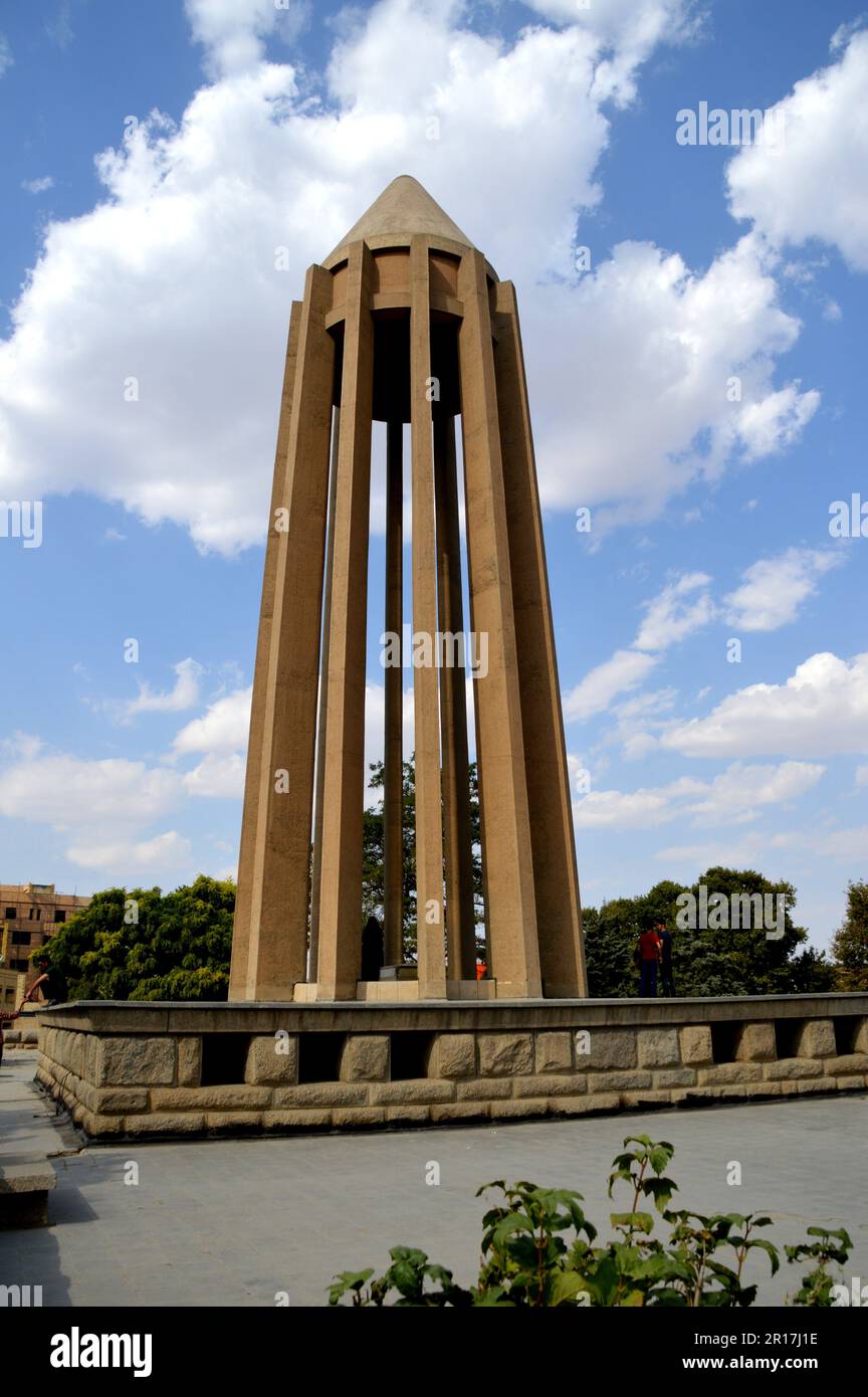 Iran, Hamadan: BuAli Sina (Avicenna) Mausoleum. This tower was erected ...