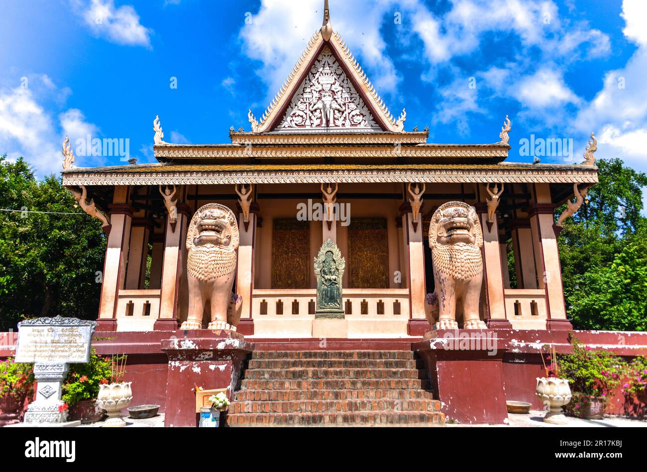 Wat Phnom Is A Buddhist Temple Located In Phnom Penh Cambodia It Is 
