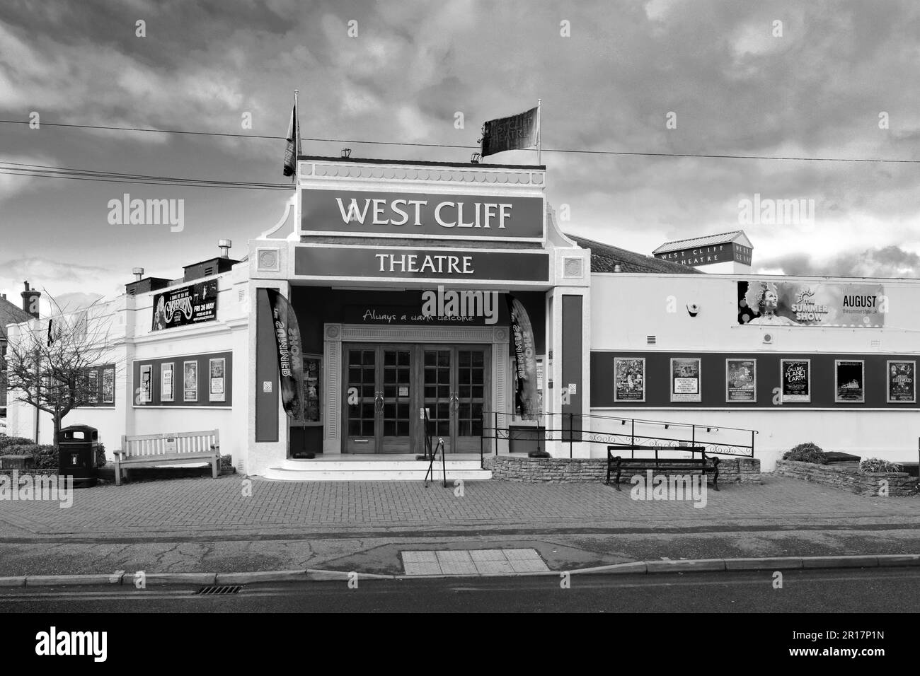 The West Cliff Theatre, ClactononSea, Essex, England, UK Stock Photo