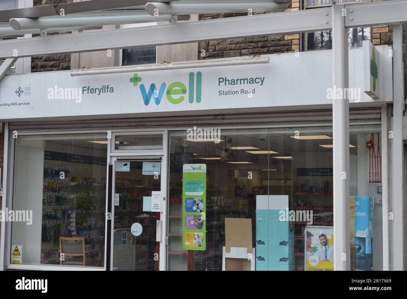 Well Pharmacy Port Talbot. 10th May 2023 Stock Photo