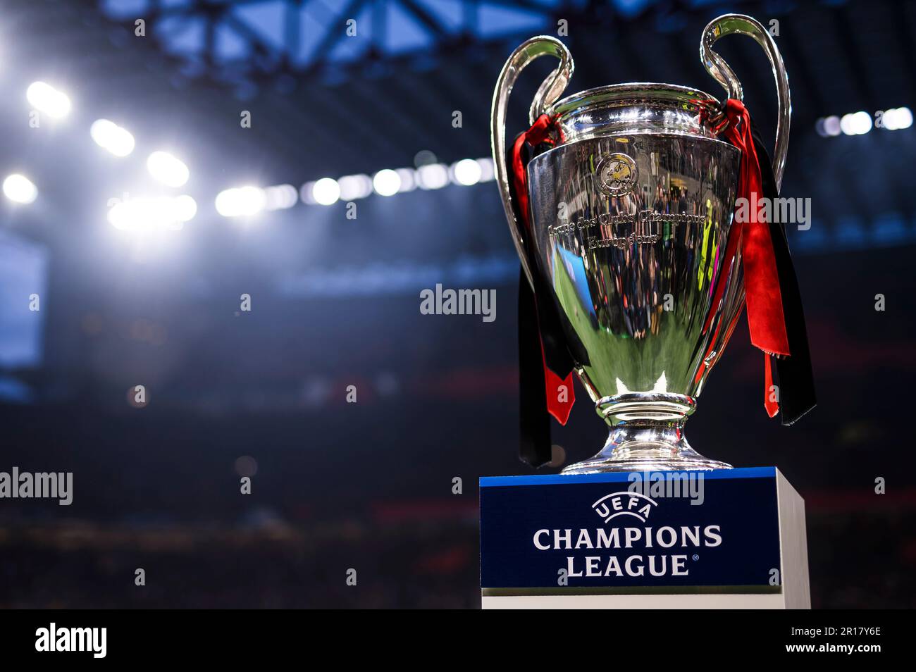 2023-uefa-champions-league-trophy-hi-res-stock-photography-and-images