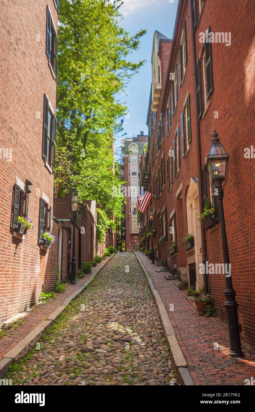 Bostons oldest street hi-res stock photography and images - Alamy