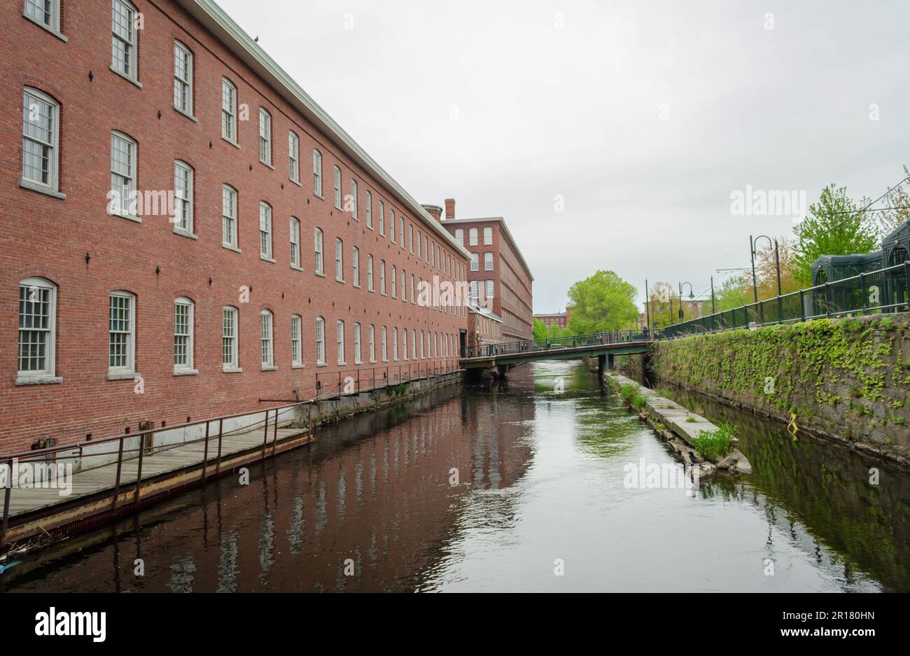 Lowell National Historical Park, Park in Lowell, Massachusetts Stock