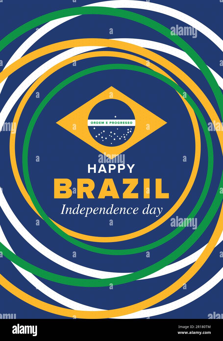 Brazil Independence Day. Happy national holiday. Freedom day. Celebrate ...