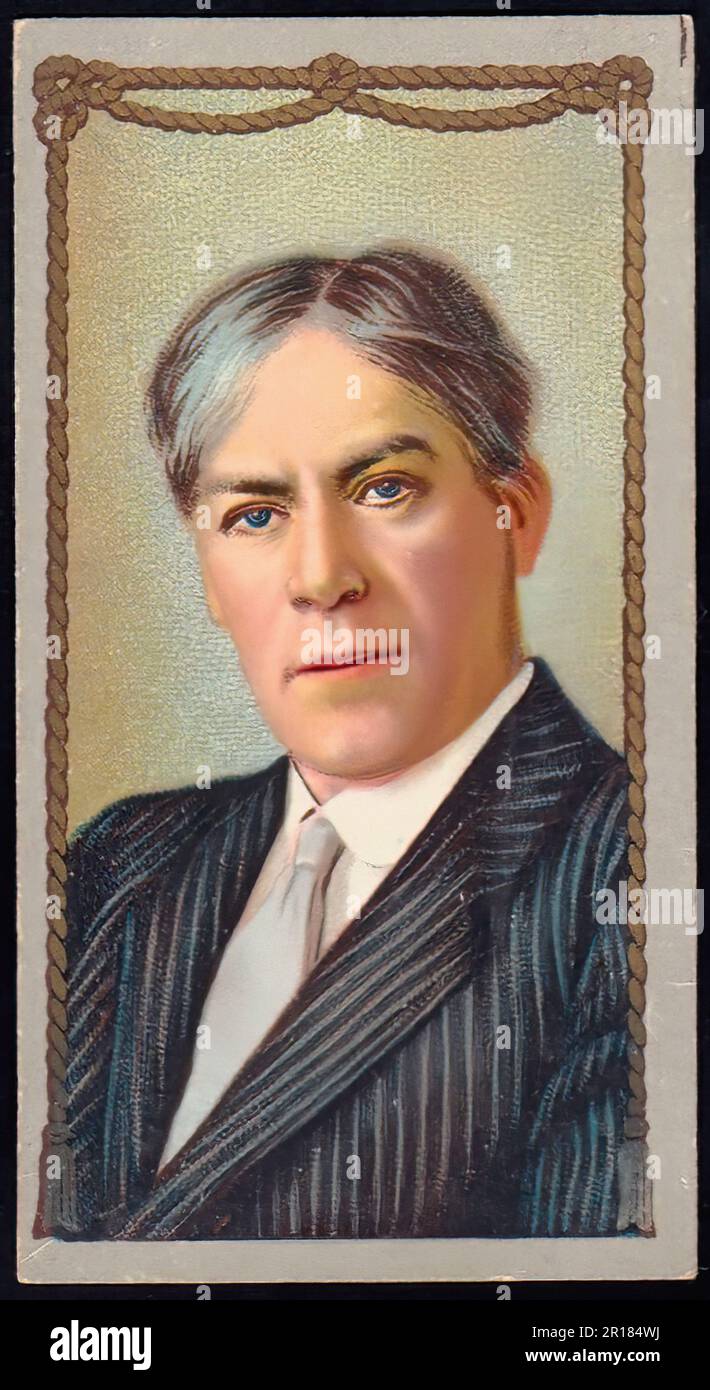 Actor Sir Alexander Vintage Cigarette Card Stock Photo Alamy