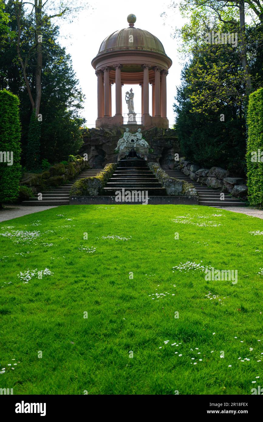 Apollotempel (temple) of the Schloss Schwetzingen, Germany Stock Photo