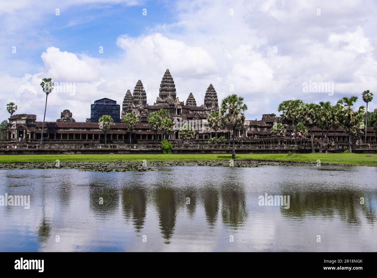 Angkor Wat is a temple complex in Cambodia and the largest religious