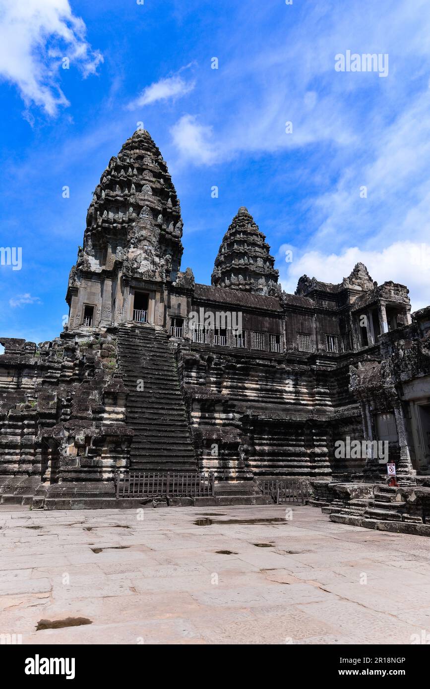 Angkor Wat is a temple complex in Cambodia and the largest religious