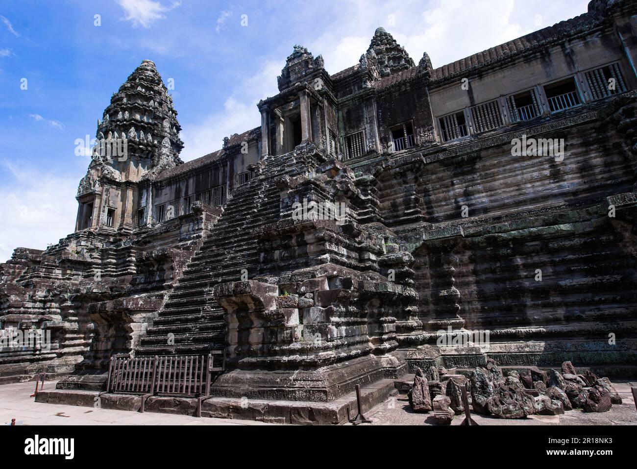 Angkor Wat is a temple complex in Cambodia and the largest religious