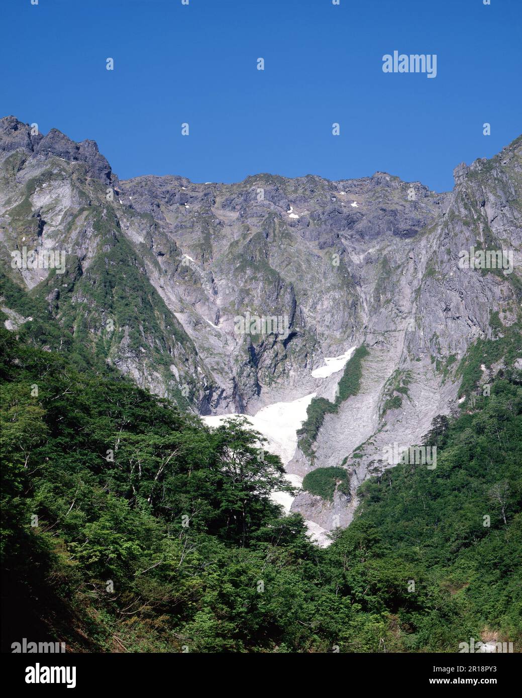 Fresh green Mount Tanigawa and Ichinokurasawa Stock Photo Alamy